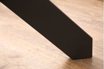 中古　極美品　2019年製　Cassina(カッシーナ)取り扱い　VIDUN(ヴィドゥン)　支柱を回して高さが調節できるガラステーブル(ダイニングテーブル、2人掛け、4人掛け)(R-051535)