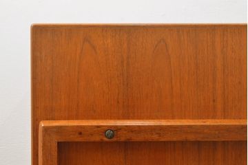ヴィンテージ家具　デンマークビンテージ　チーク材　希少!収納を兼ね備えたキャスター付きサーバー(サービス台、ワインセラー、バーキャビネット、収納棚)(R-051538)