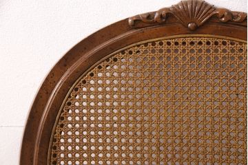 中古　美品　DREXEL HERITAGE(ドレクセルヘリテイジ)　Cameo Classics(キャメオクラシックス)　格調高い雰囲気が魅力のマホガニー製アームチェア(定価約33万円)(椅子、ダイニングチェア)(R-051539)