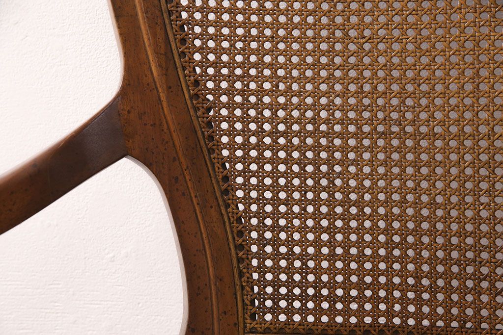 中古　美品　DREXEL HERITAGE(ドレクセルヘリテイジ)　Cameo Classics(キャメオクラシックス)　格調高い雰囲気が魅力のマホガニー製アームチェア(定価約33万円)(椅子、ダイニングチェア)(R-051539)