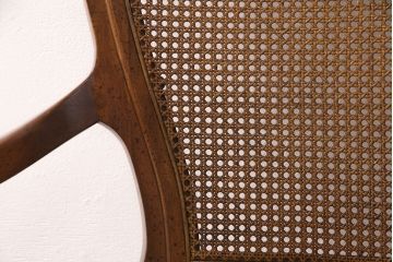 中古　美品　DREXEL HERITAGE(ドレクセルヘリテイジ)　Cameo Classics(キャメオクラシックス)　格調高い雰囲気が魅力のマホガニー製アームチェア(定価約33万円)(椅子、ダイニングチェア)(R-051539)