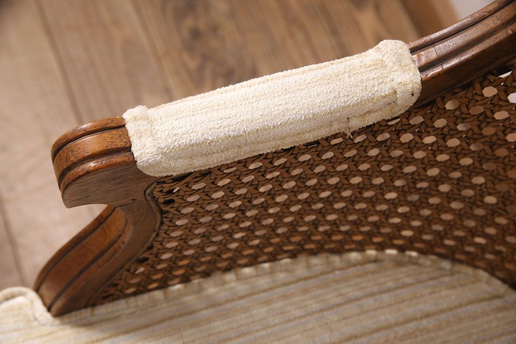 中古　美品　DREXEL HERITAGE(ドレクセルヘリテイジ)　Cameo Classics(キャメオクラシックス)　格調高い雰囲気が魅力のマホガニー製デスクチェア(定価約40万円)(椅子、オフィスチェア)(R-051540)