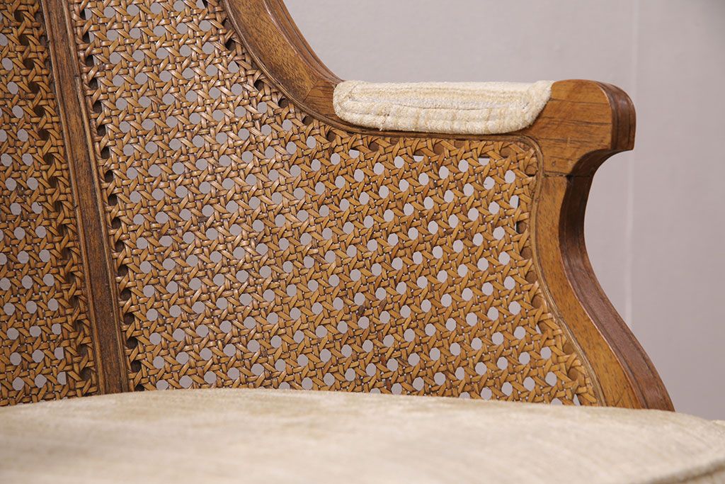 中古　美品　DREXEL HERITAGE(ドレクセルヘリテイジ)　Cameo Classics(キャメオクラシックス)　格調高い雰囲気が魅力のマホガニー製デスクチェア(定価約40万円)(椅子、オフィスチェア)(R-051540)