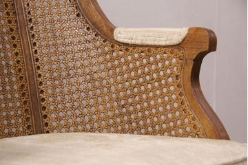 中古　美品　DREXEL HERITAGE(ドレクセルヘリテイジ)　Cameo Classics(キャメオクラシックス)　格調高い雰囲気が魅力のマホガニー製デスクチェア(定価約40万円)(椅子、オフィスチェア)(R-051540)