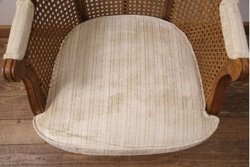 中古　美品　DREXEL HERITAGE(ドレクセルヘリテイジ)　Cameo Classics(キャメオクラシックス)　格調高い雰囲気が魅力のマホガニー製デスクチェア(定価約40万円)(椅子、オフィスチェア)(R-051540)