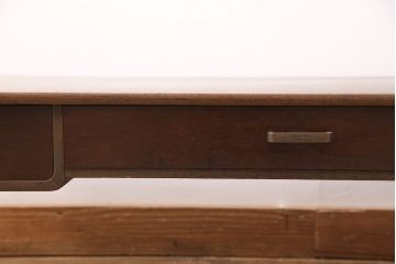 和製アンティーク　総桑材　漆塗り　希少!角を丸くした丁寧な造りと大振りなサイズが魅力の文机(座机、ローテーブル、センターテーブル)(R-051542)