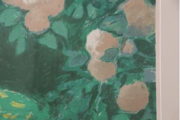 ジャン=ピエール・カシニョール(JeanPierreCassigneul)　「グリーンのベンチ」「 Les Fausses Confidences」　リトグラフ(ディスプレイ、石版画)(R-051553)