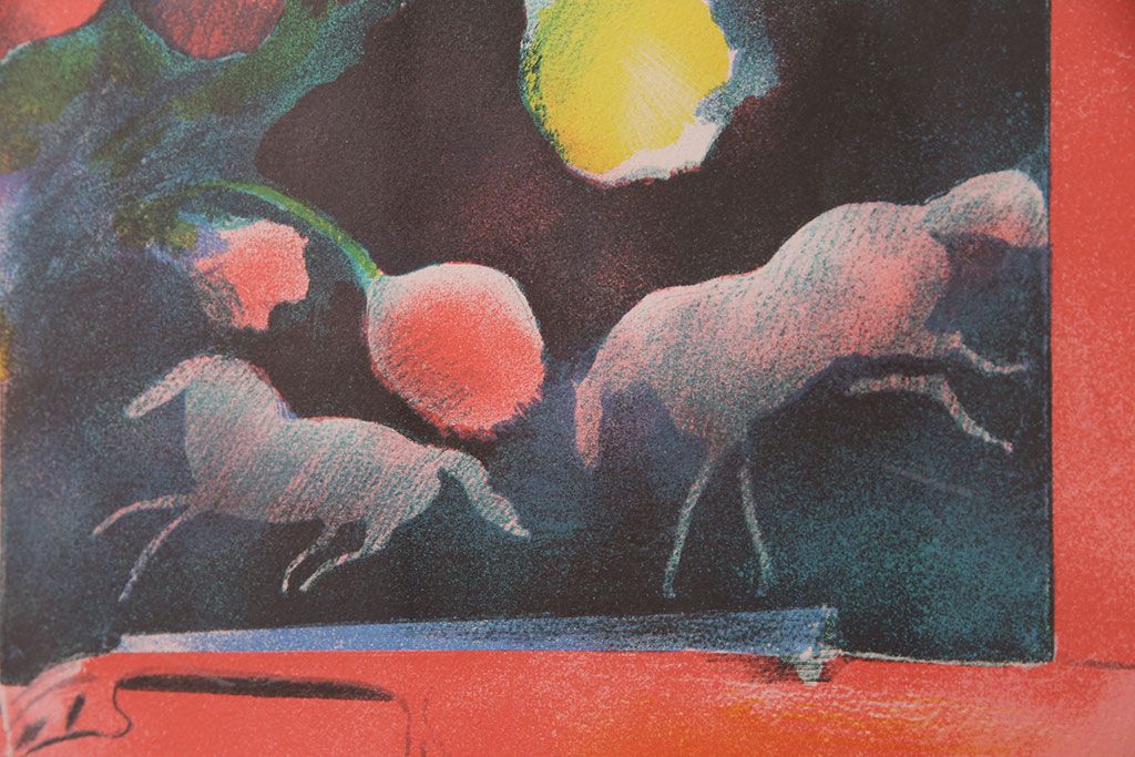 リトグラフ　ポールギヤマン　カバリエのダンス　直筆サイン　127/200 リトグラフ ポールギヤマン カバリエのダンス 直筆サイン 127