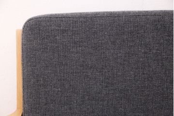 中古　極美品　ナラ材　karf(カーフ) standard label(スタンダードレーベル)　TOLIME(トリム)　温かい雰囲気が魅力的な1人掛けソファ(アームチェア、椅子)(定価約9万円)(R-051561)