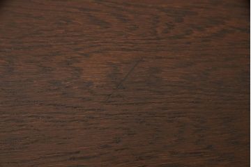 ヴィンテージ家具　三越家具　カントリーハウス　希少な絶版品ブルージュ　挽き物加工や引手のデザインがおしゃれ!クラシカルな雰囲気を高める片袖机(ワークデスク、平机、ビンテージ)(R-051571)