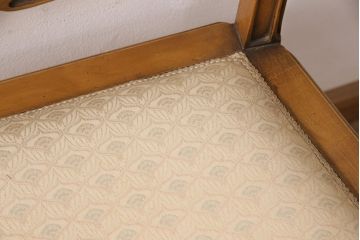 ヨーロッパヴィンテージ　最高級イタリア輸入家具　CLItalia(CLイタリア)社　アールヌーヴォー様式　優美な佇まいのアームソファ(2人掛け、二人掛け、ビンテージ)(R-051578)(検索ワード:メデア、Medea)
