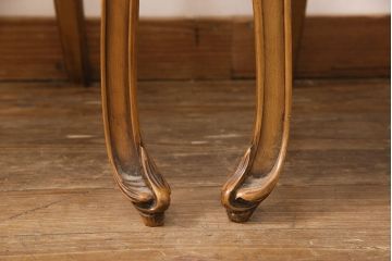 ヨーロッパヴィンテージ　最高級イタリア輸入家具　CLItalia(CLイタリア)社　アールヌーヴォー様式　優美な佇まいのアームチェア2脚セット(椅子、イス、ビンテージ)(R-051579)(検索ワード:メデア、Medea)