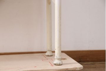 和製アンティーク　3面ガラス　レトロで可愛らしいケビントキャビネット(陳列棚、ガラスケース、ショーケース)(R-051584)