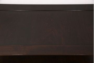 中古　松本民芸家具　和モダンな空間づくりに活躍するG型朝鮮棚(飾り棚、茶棚、茶箪笥、収納棚)(定価約46万円)(R-051586)