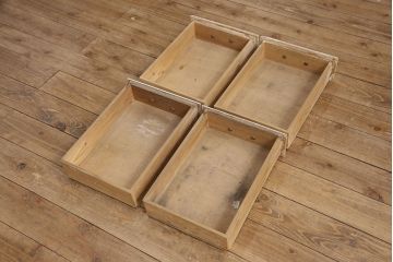 和製アンティーク　希少なデザインの縦型ケビントガラスケース(デンタルケース、デンタルキャビネット、飾り棚、収納棚)(R-051587)