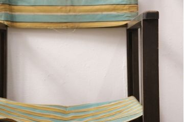 アンティーク家具　和モダン　日本楽器・山葉(ヤマハ)文化椅子　折り畳み式チェア(椅子、折りたたみ式チェア)(R-051589)