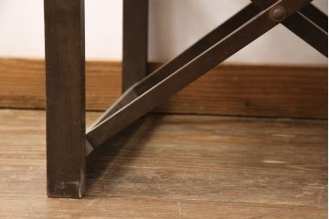 アンティーク家具　和モダン　日本楽器・山葉(ヤマハ)文化椅子　折り畳み式チェア(椅子、折りたたみ式チェア)(R-051589)