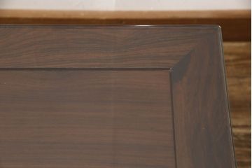 中古　美品　高級唐木家具　カリン材　彫りの意匠が見事なセンターテーブル(リビングテーブル、コンソールテーブル、花梨材)(定価約35万円)(R-051604)