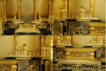 中古　未使用　展示品　100代　金仏壇「悟空」　取り入れやすいサイズが嬉しい長岡仏壇(定価約180万円)(R-051620)