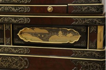 中古　未使用　展示品　100代　金仏壇「白木彫」　和と洋どちらの空間にもおすすめの長岡仏壇(定価約180万円)(R-051621)