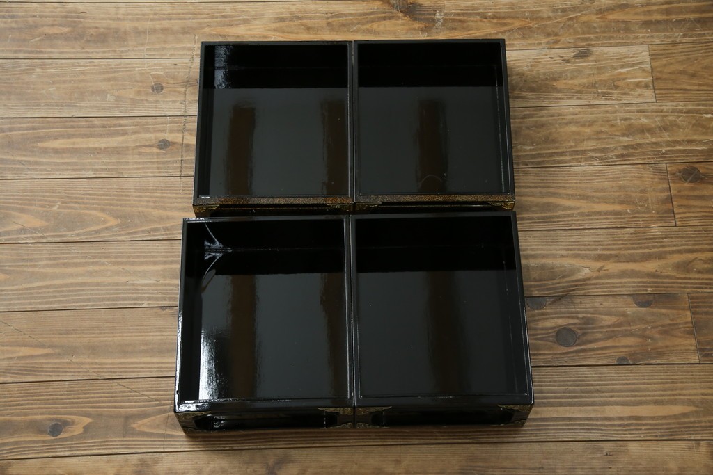 中古　未使用　展示品　70代　金仏壇「大空」　梨地塗り　落ち着きのある明るい佇まいが魅力の長岡仏壇　定価約120万円　(R-051622)