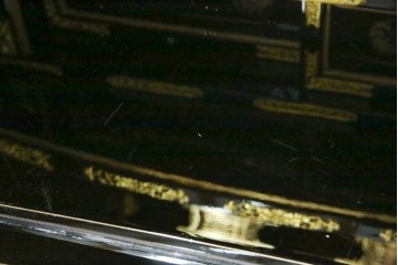 中古　未使用　展示品　70代　金仏壇「大空」　梨地塗り　落ち着きのある明るい佇まいが魅力の長岡仏壇　定価約120万円　(R-051622)