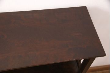 中古　北海道民芸家具　117型　飾り棚としてもおすすめ!和モダンな空間にぴったりの書棚(本棚、飾り棚、シェルフ)(R-051627)