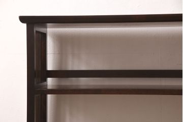 中古　北海道民芸家具　117型　飾り棚としてもおすすめ!和モダンな空間にぴったりの書棚(本棚、飾り棚、シェルフ)(R-051627)