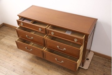 中古　DREXEL HERITAGE(ドレクセルヘリテイジ)　Triune(トライユン)　マホガニー材　チェスト(サイドボード、引き出し、ドレッサー)(R-051634)