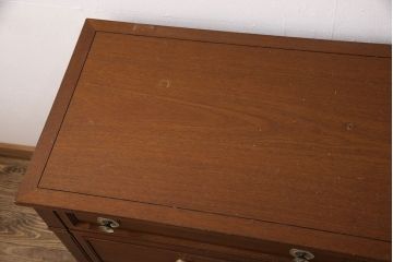 中古　DREXEL HERITAGE(ドレクセルヘリテイジ)　Triune(トライユン)　マホガニー材　チェスト(サイドボード、引き出し、ドレッサー)(R-051634)