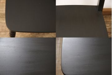 中古　北海道民芸家具　落ち着いた雰囲気の書斎作りにぴったりのライティングビューローと椅子のセット(簿記机、ワークデスク、チェア、在宅用、在宅ワーク)(R-051640)