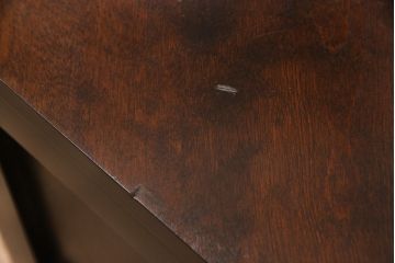 中古　北海道民芸家具　こだわりのお部屋づくりにおすすめなコーナーデスク(ワークデスク、机、在宅ワーク、在宅用)(R-051642)