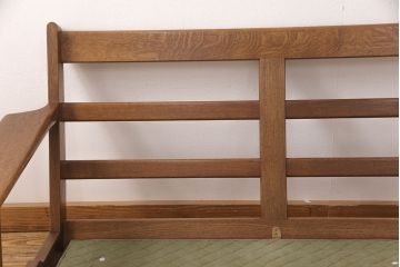 中古　デンマーク家具　Hans J Wegner(ハンス・J・ウェグナー)　GETAMA(ゲタマ)　GE290　オーク材　淡いトーンの色合いがお洒落な3人掛けソファ(アームソファ)(R-051649)