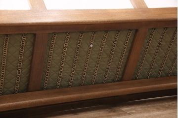 中古　デンマーク家具　Hans J Wegner(ハンス・J・ウェグナー)　GETAMA(ゲタマ)　GE290　オーク材　淡いトーンの色合いがお洒落な3人掛けソファ(アームソファ)(R-051649)