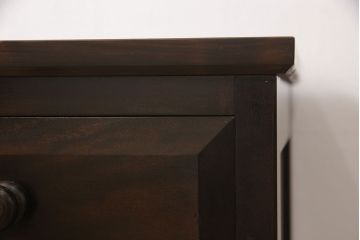 中古　松本民芸家具　天板リメイク　落ち着いた大人の空間づくりに活躍するローチェスト(和タンス、サイドボード、ローボード、引き出し)(R-051660)