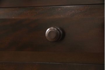 中古　松本民芸家具　天板リメイク　落ち着いた大人の空間づくりに活躍するローチェスト(和タンス、サイドボード、ローボード、引き出し)(R-051660)