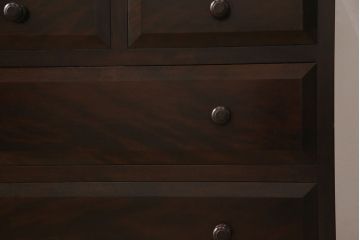 中古　松本民芸家具　天板リメイク　落ち着いた大人の空間づくりに活躍するローチェスト(和タンス、サイドボード、ローボード、引き出し)(R-051660)