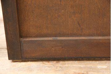 中古　松本民芸家具　天板リメイク　落ち着いた大人の空間づくりに活躍するローチェスト(和タンス、サイドボード、ローボード、引き出し)(R-051660)