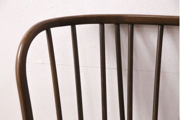 ヴィンテージ家具　ERCOL(アーコール)　エバーグリーン　エレガントな雰囲気漂う1人掛けイージーチェア(ラウンジチェア、アームチェア、椅子、ソファ、ビンテージ)(R-051665)