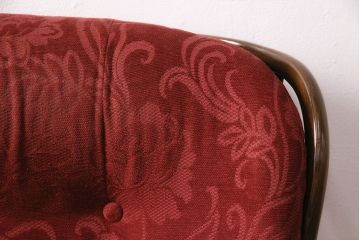 ヴィンテージ家具　ERCOL(アーコール)　エバーグリーン　エレガントな雰囲気漂う1人掛けイージーチェア(ラウンジチェア、アームチェア、椅子、ソファ、ビンテージ)(R-051666)