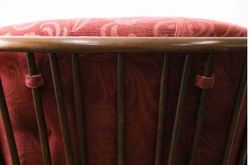 ヴィンテージ家具　ERCOL(アーコール)　エバーグリーン　エレガントな雰囲気漂う1人掛けイージーチェア(ラウンジチェア、アームチェア、椅子、ソファ、ビンテージ)(R-051666)