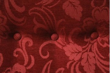 ヴィンテージ家具　ERCOL(アーコール)　艶やかなカラーが目を引くスツール(オットマン)付きビンテージ二人掛けソファ(アームソファ)(R-051667)