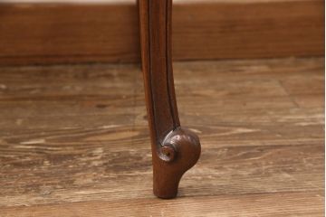 中古　DREXEL HERITAGE(ドレクセルヘリテイジ)　Touraine(ツーレイン)シリーズ　大人の気品が漂うマホガニー材製のドレッサー(テーブル、デスク、在宅ワーク、在宅用、作業台、椅子、鏡)(R-051681)