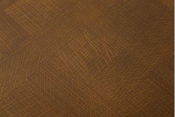 フランスアンティーク　オーク材　パーケット天板のデザインが素敵な伸長式ダイニングテーブル(エクステンションテーブル、ドローリーフテーブル)(R-051686)