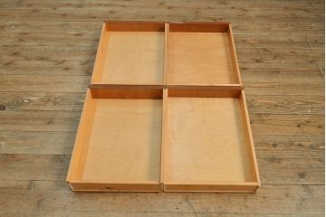 ビンテージ家具　デンマーク　チーク材　北欧スタイルの空間づくりにおすすめのデスク&チェアセット(ワークデスク、片袖机、椅子、ヴィンテージ)(R-051687)