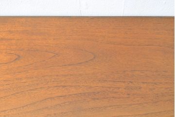 ビンテージ家具　デンマーク　チーク材　北欧スタイルの空間づくりにおすすめのデスク&チェアセット(ワークデスク、片袖机、椅子、ヴィンテージ)(R-051687)