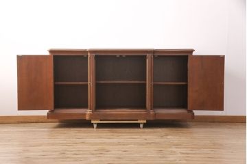 中古　DREXEL HERITAGE(ドレクセルヘリテイジ)　気品溢れる佇まいが魅力的なマホガニー材製サイドボード(リビングボード、収納棚、戸棚)(R-051691)