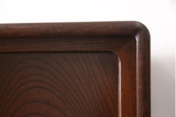 中古　美品　国産　引き出しいっぱいの珍しい2段重ね茶箪笥(キャビネット、茶棚、収納棚、戸棚)(R-051700)