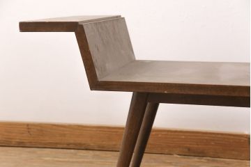 アメリカヴィンテージ　ビンテージ家具　変わったデザインがお洒落なセンターテーブル(ローテーブル、リビングテーブル)(R-051709)