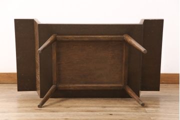 アメリカヴィンテージ　ビンテージ家具　変わったデザインがお洒落なセンターテーブル(ローテーブル、リビングテーブル)(R-051709)